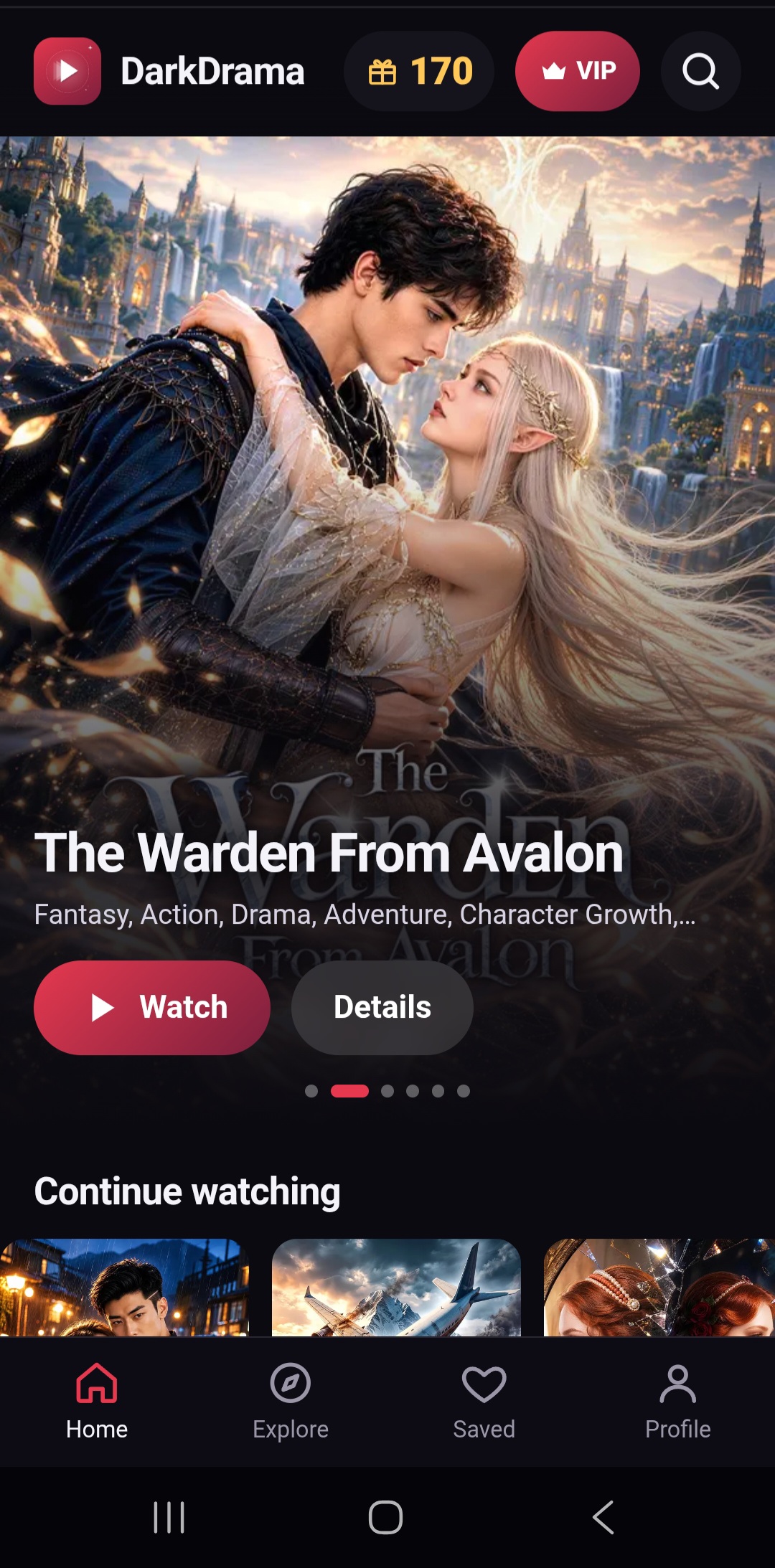 Short-drama website design preview