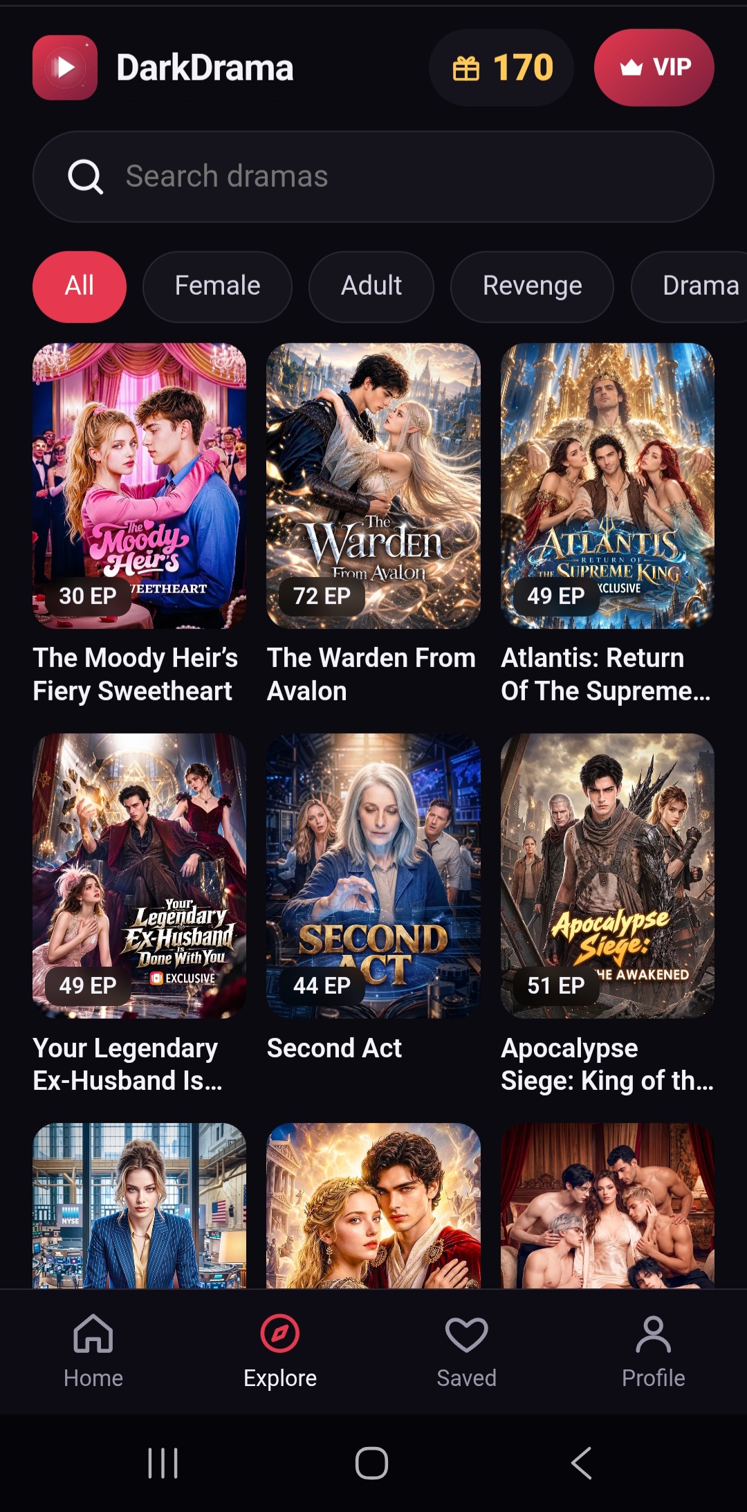 Short-drama website design preview